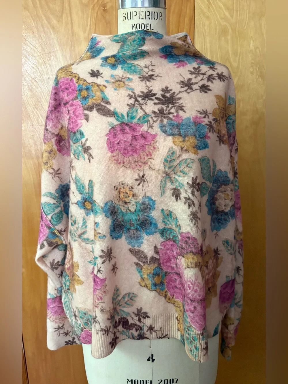 Anthropology Pilcrow cashmere Alani cropped sweater size m